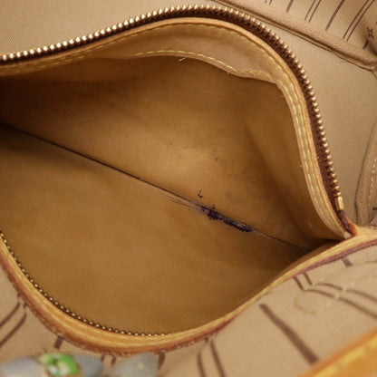 Louis Vuitton Neverfull MM, Brown, Canvas, tote