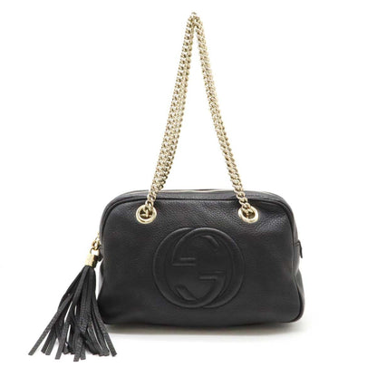 Gucci Soho, Black, Leather, shoulder