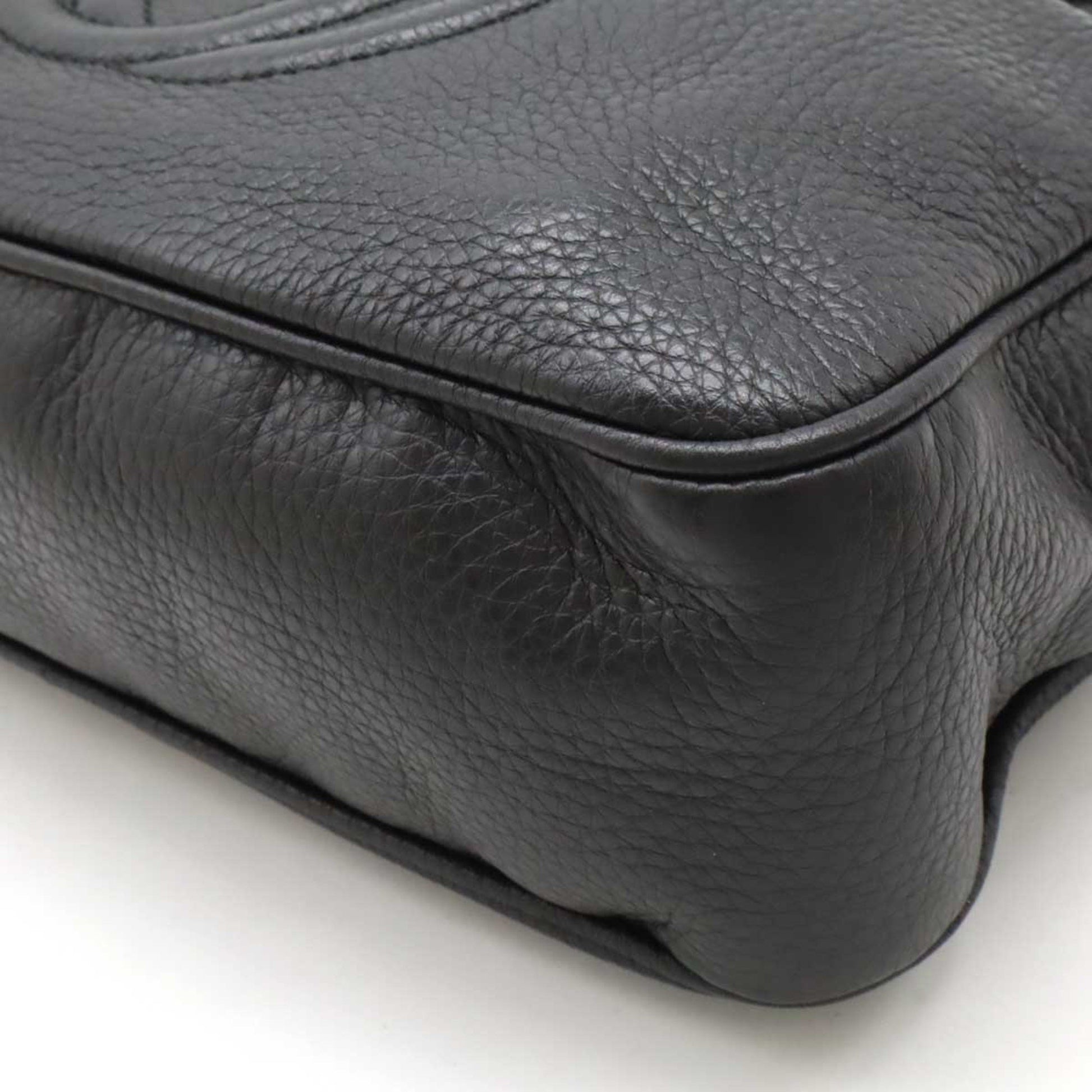 Gucci Soho, Black, Leather, shoulder