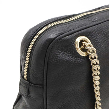 Gucci Soho, Black, Leather, shoulder