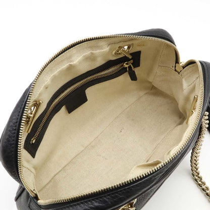 Gucci Soho, Black, Leather, shoulder
