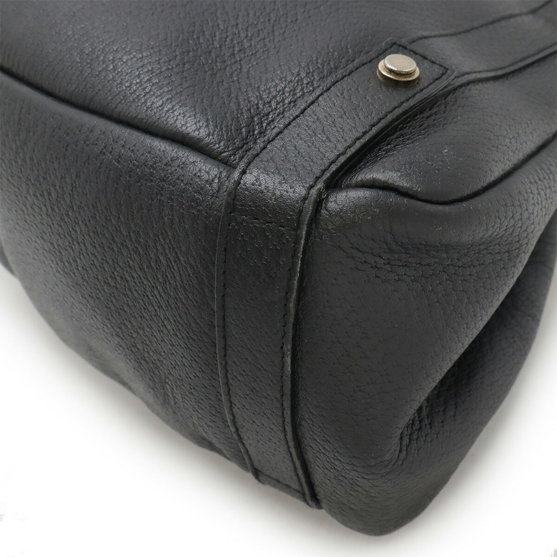 Gucci Abbey, Black, Leather, tote