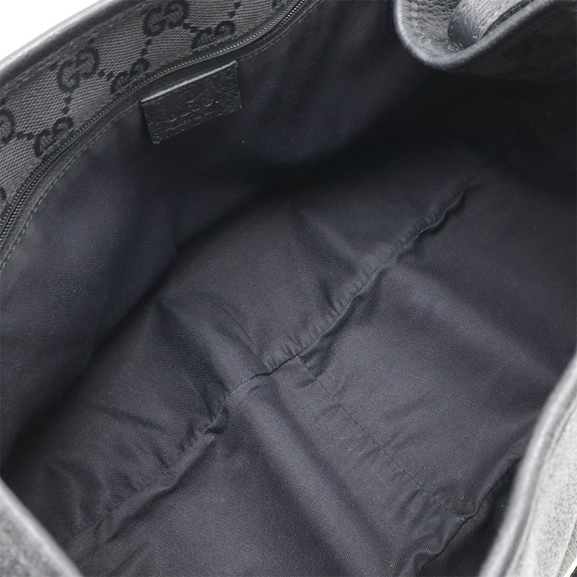 Gucci Abbey, Black, Leather, tote