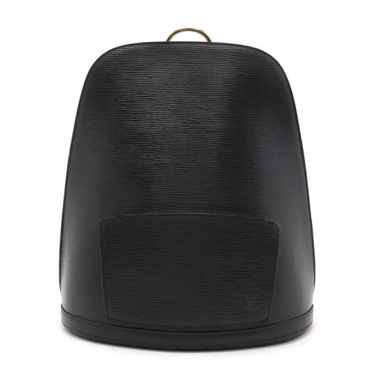 Louis Vuitton Gobelins, Black, Leather, backpack