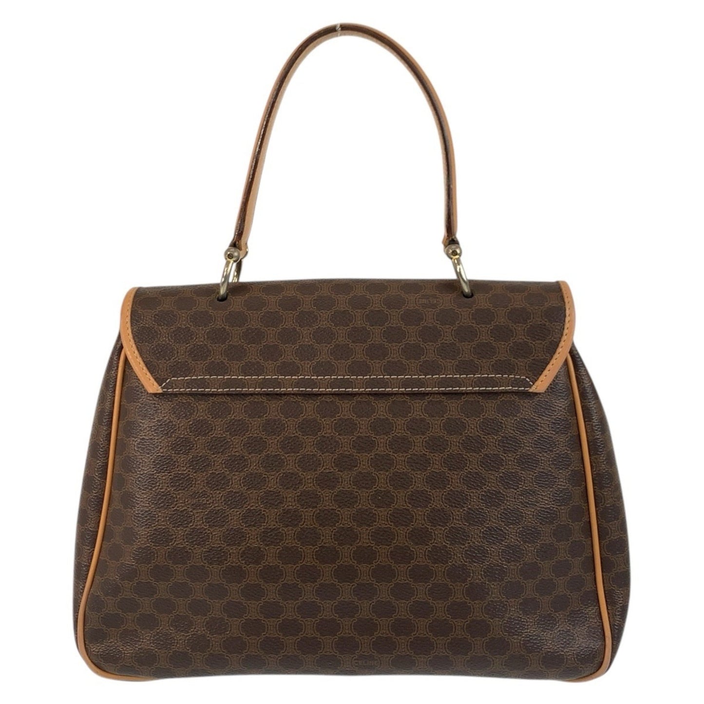 Céline Macadam, Brown, Canvas, handbag