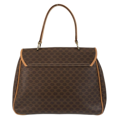 Céline Macadam, Brown, Canvas, handbag