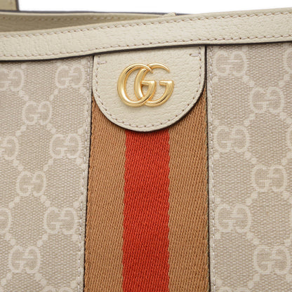 Gucci Ophidia, Beige, Canvas, tote