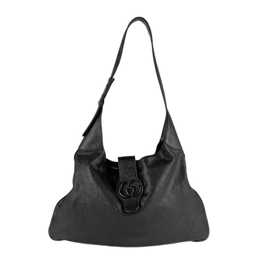 Gucci GG Marmont, Black, Leather, shoulder