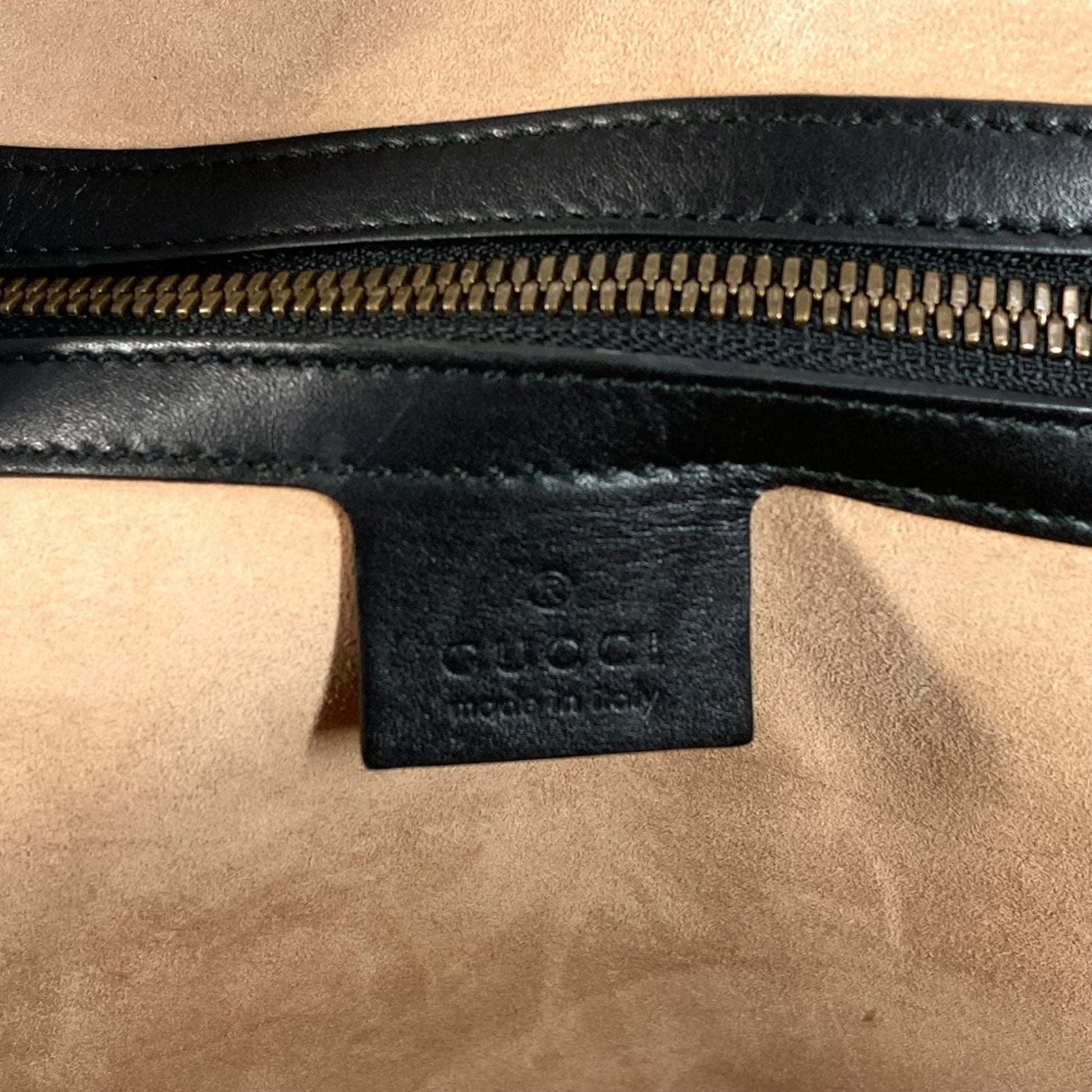 Gucci DUFFLE, Black, Leather, tote