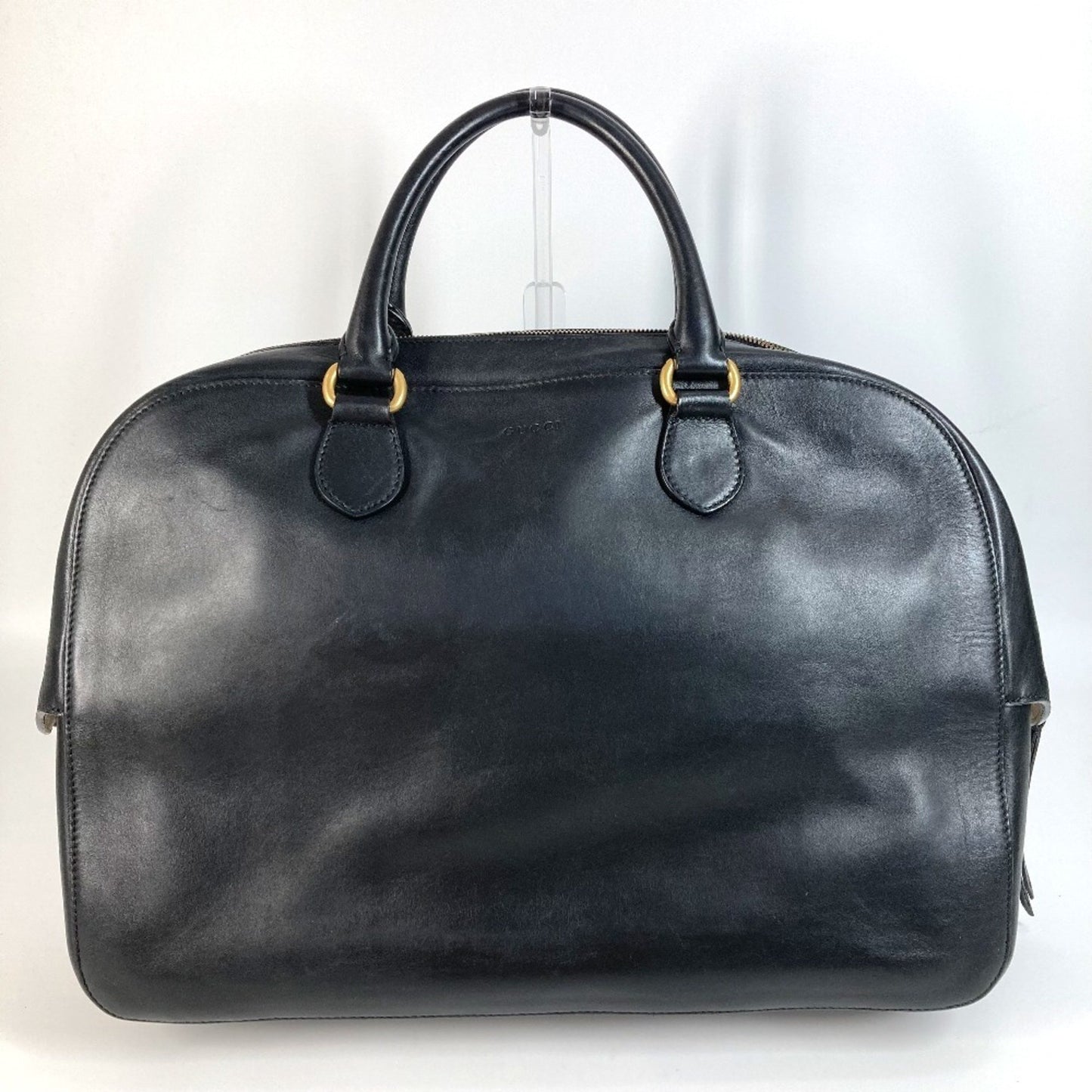 Gucci DUFFLE, Black, Leather, tote
