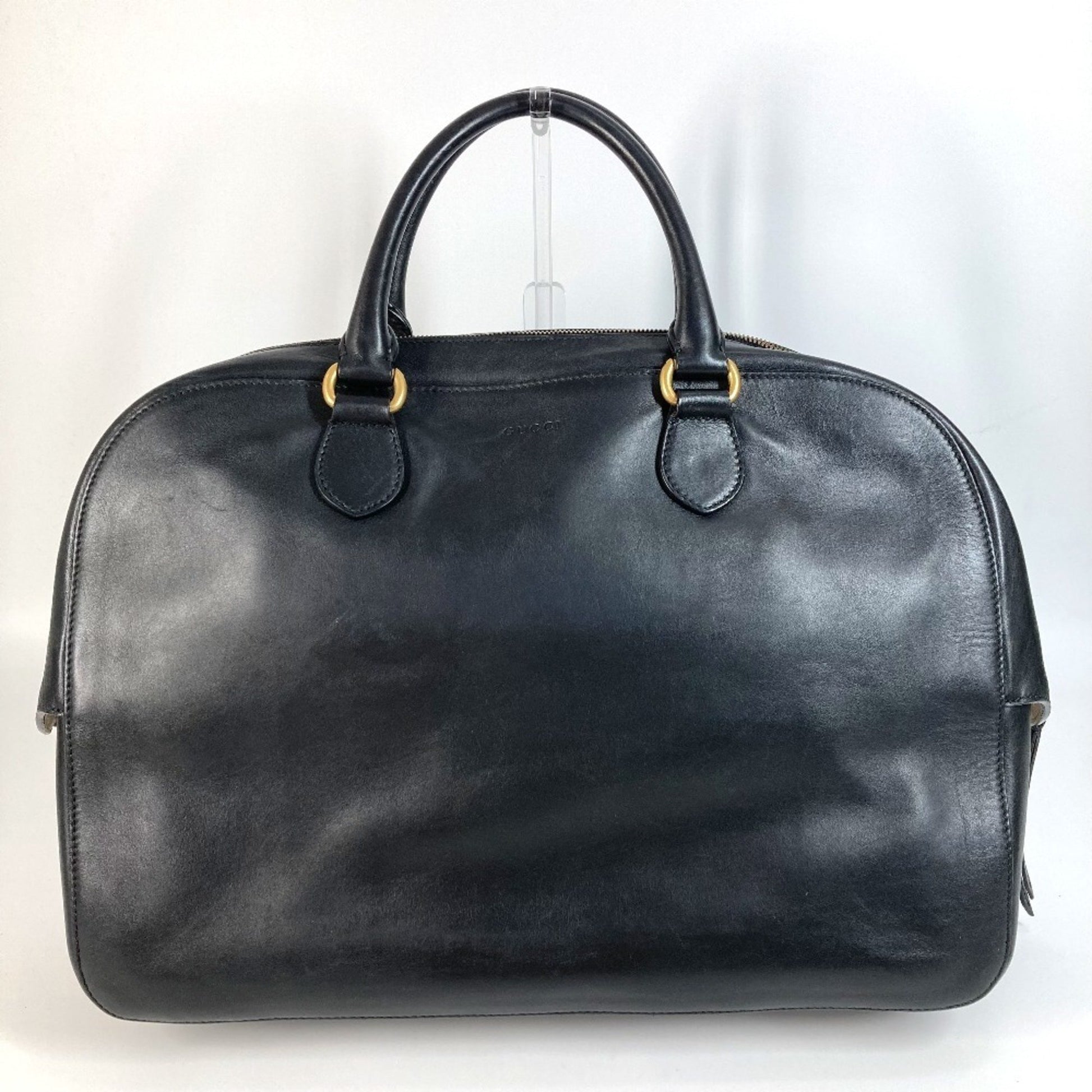 Gucci DUFFLE, Black, Leather, tote