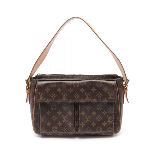Louis Vuitton Viva Cité, Brown, Canvas, shoulder