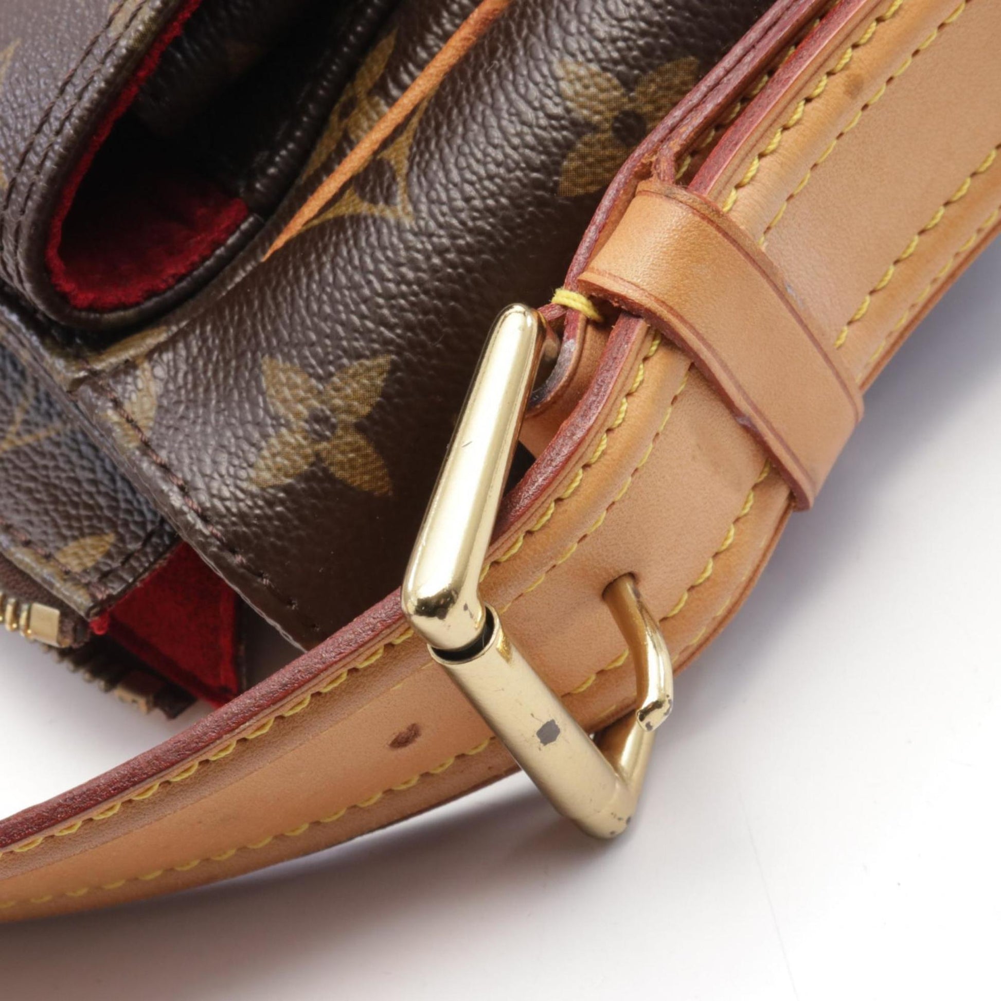 Louis Vuitton Viva Cité, Brown, Canvas, shoulder