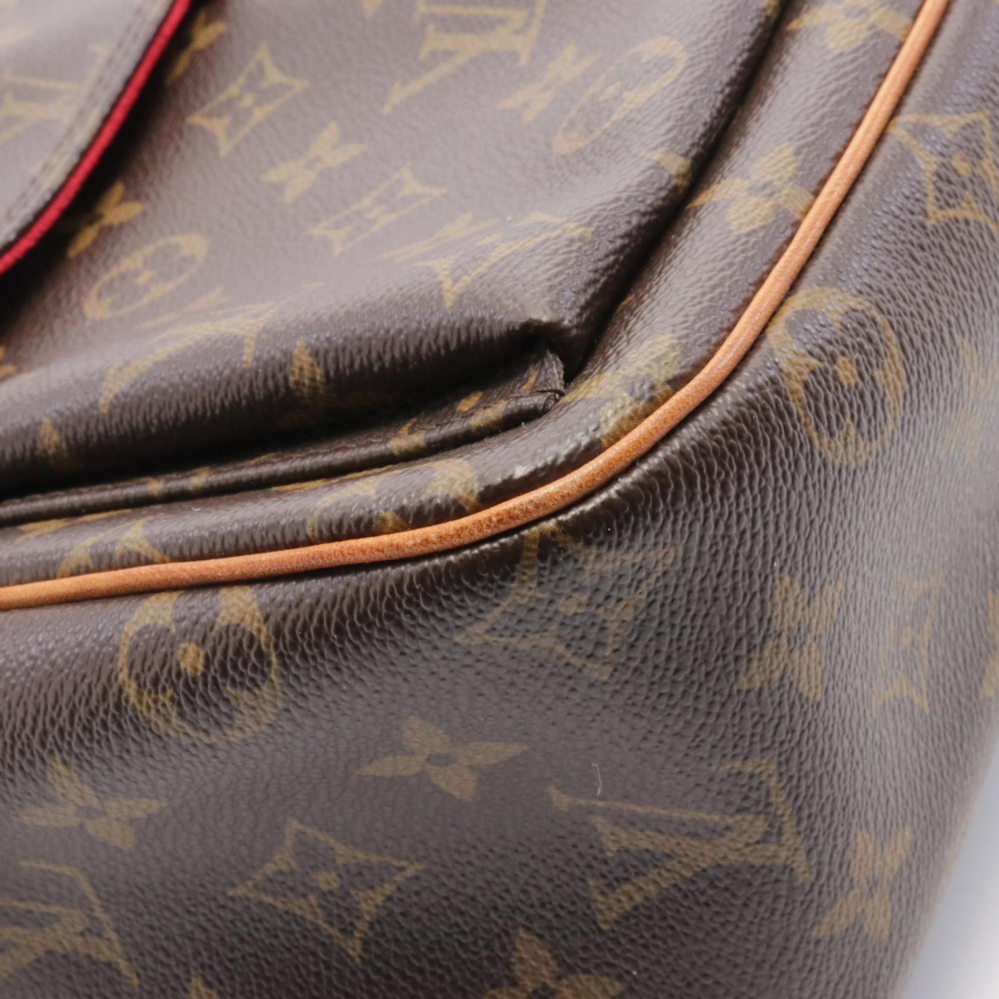 Louis Vuitton Viva Cité, Brown, Canvas, shoulder