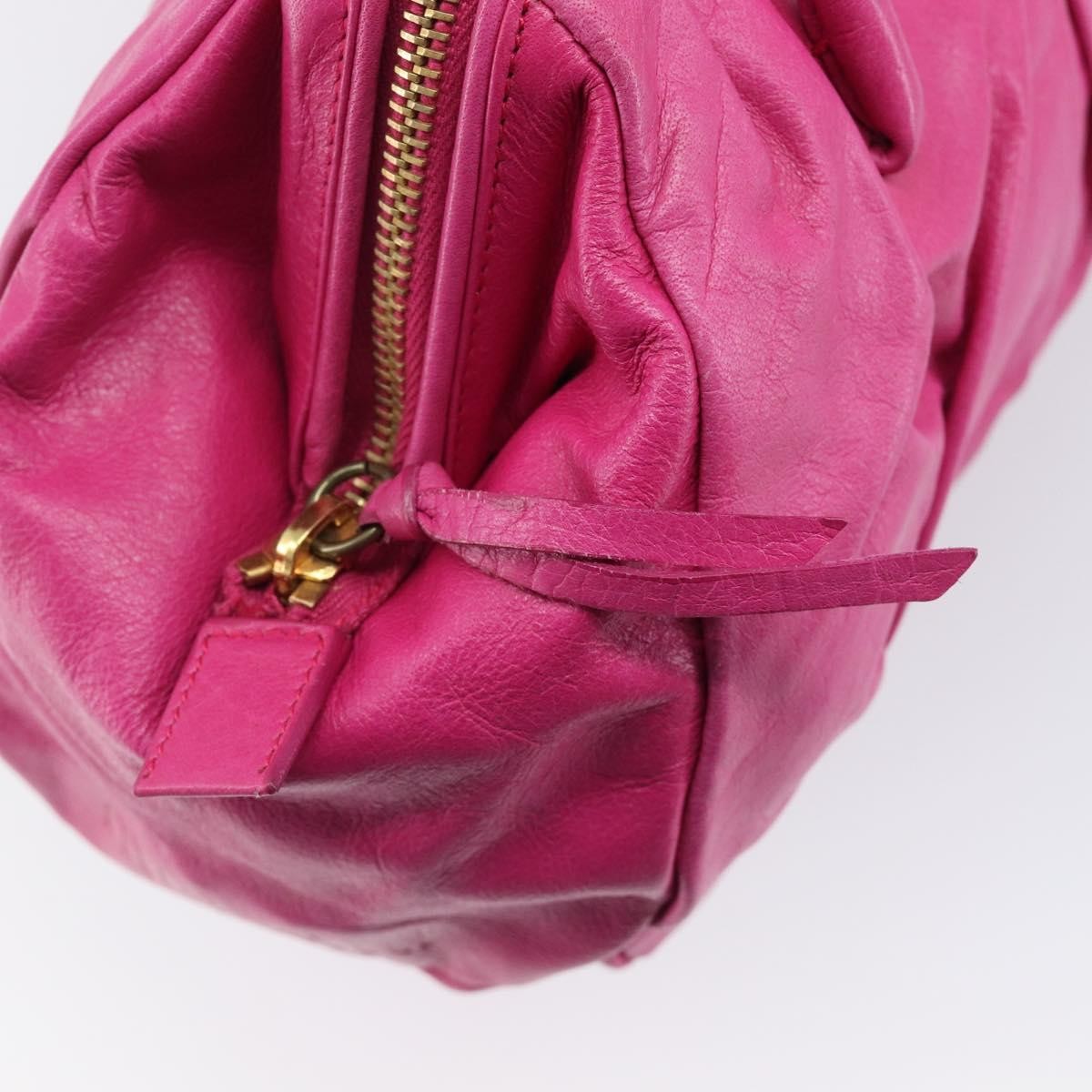 Miu Miu Shoulder Leather, Pink, Leather, Shoulder Bag