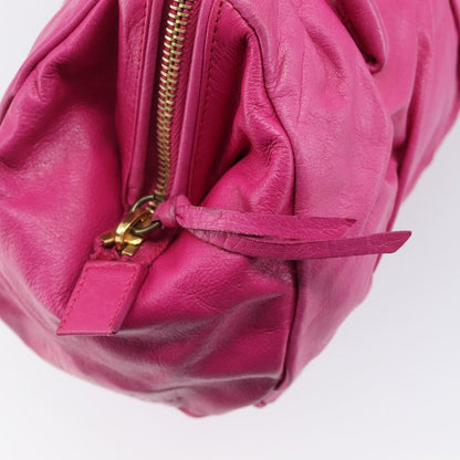 Miu Miu Shoulder Leather, Pink, Leather, Shoulder Bag