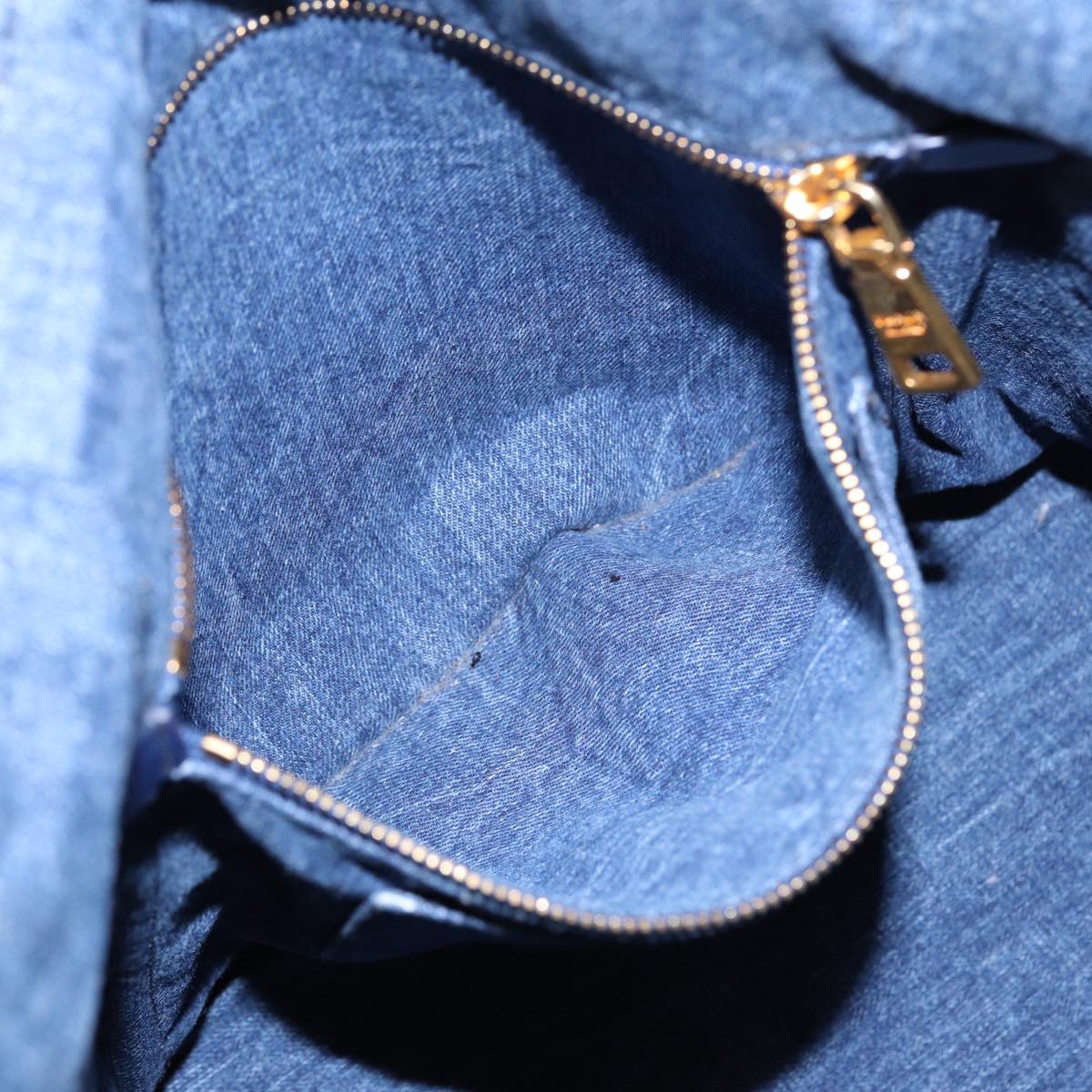 Prada Canapa, Blue, Denim - Jeans, tote