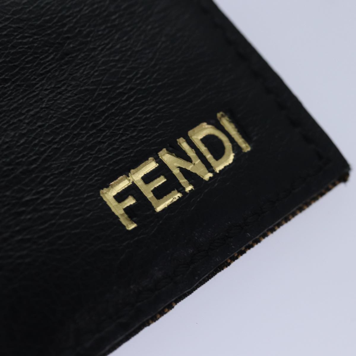 Fendi Zucca, Brown, Canvas, shoulder