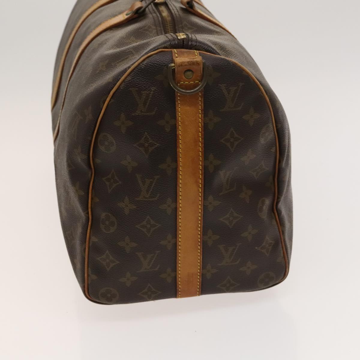 Louis Vuitton Keepall Bandouliere 45, Brown, Canvas, travel
