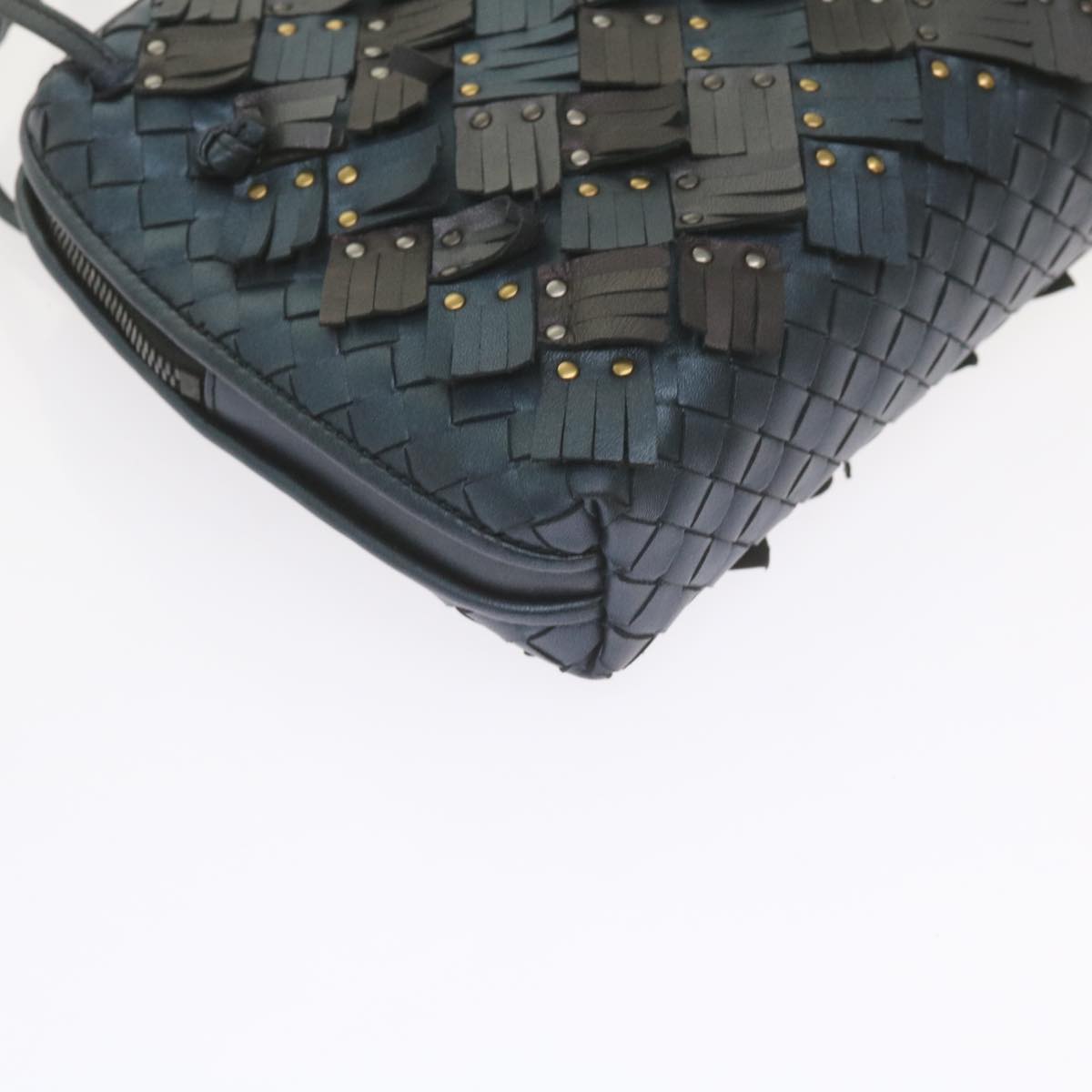 Bottega Veneta Intrecciato, Black, Leather, shoulder