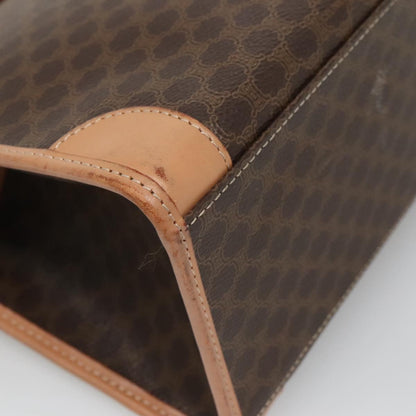 Celine Macadam Shoulder Bag Canvas, BROWN, CANVAS, Shoulder bag