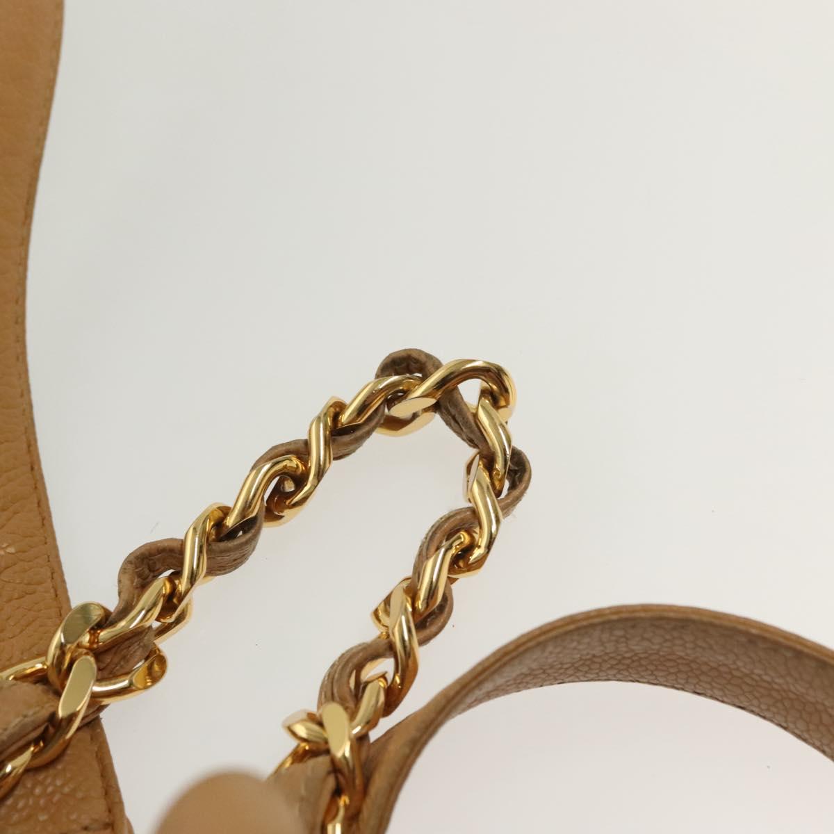 Chanel Vintage, Yellow, Leather, backpack