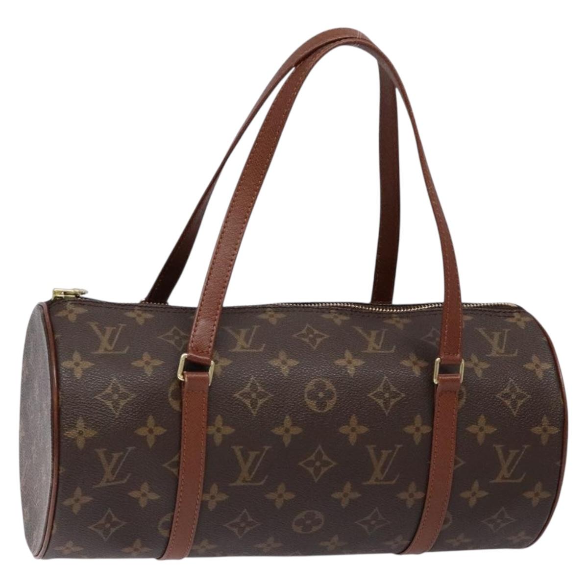 Louis Vuitton Papillon 30, Brown, Canvas, shoulder