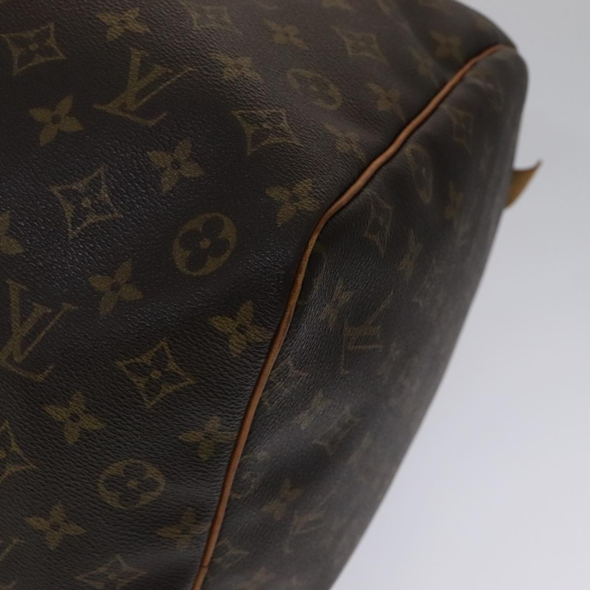 Louis Vuitton Keepall 60, Brown, Canvas, travel