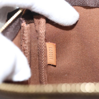 Louis Vuitton Pochette Accessoire, Khaki, Canvas, clutch