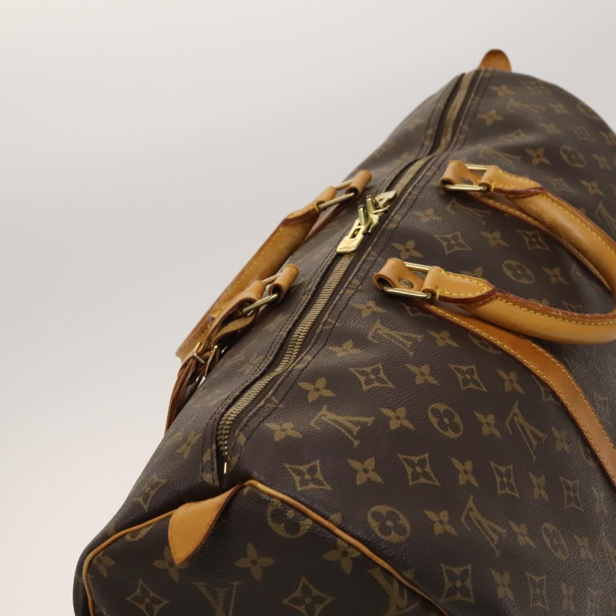 Louis Vuitton Keepall 50, Brown, Canvas, travel