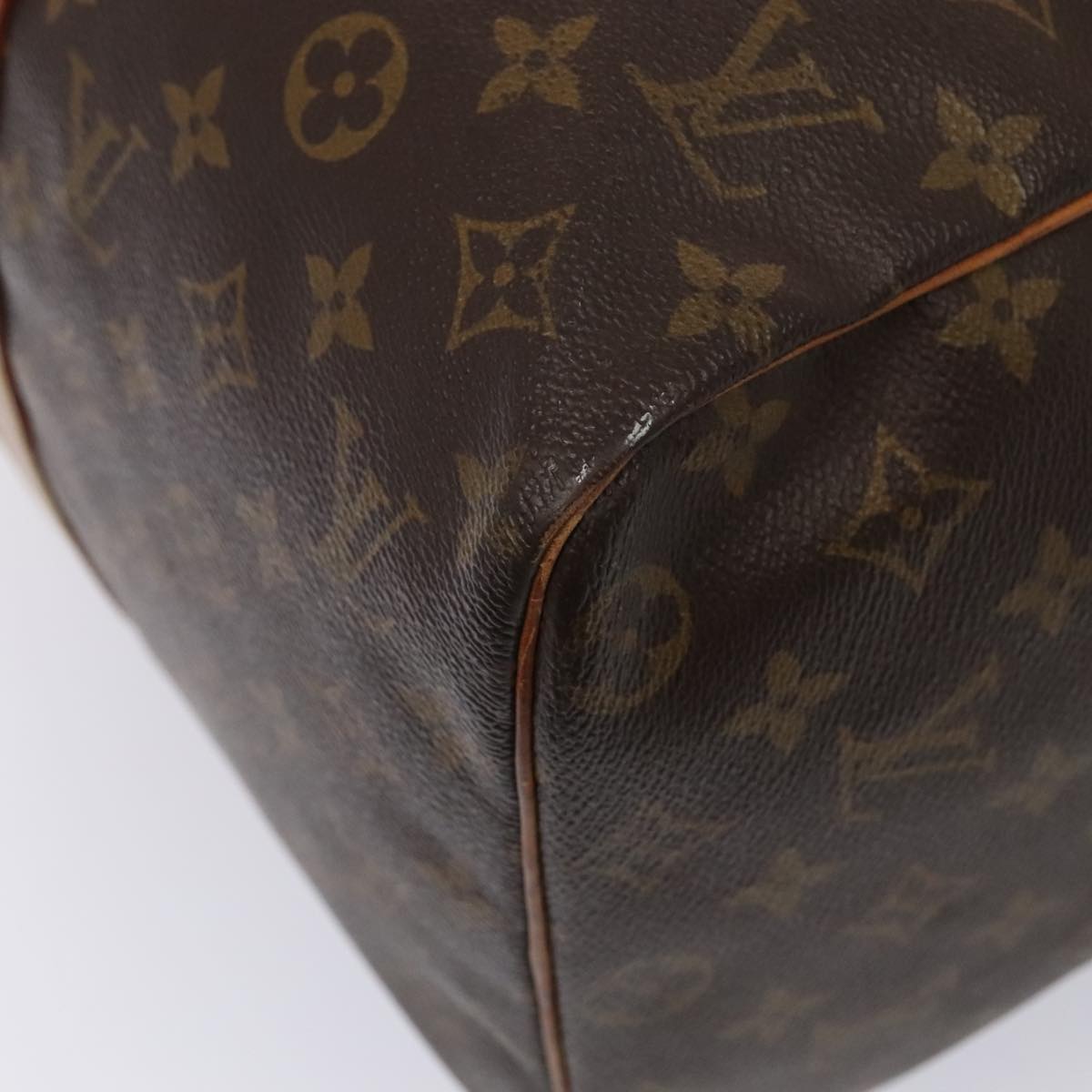 Louis Vuitton Sac Souple, Brown, Canvas, travel