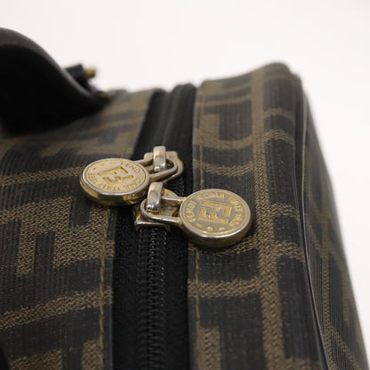 Fendi Zucca, Brown, Canvas, handbag