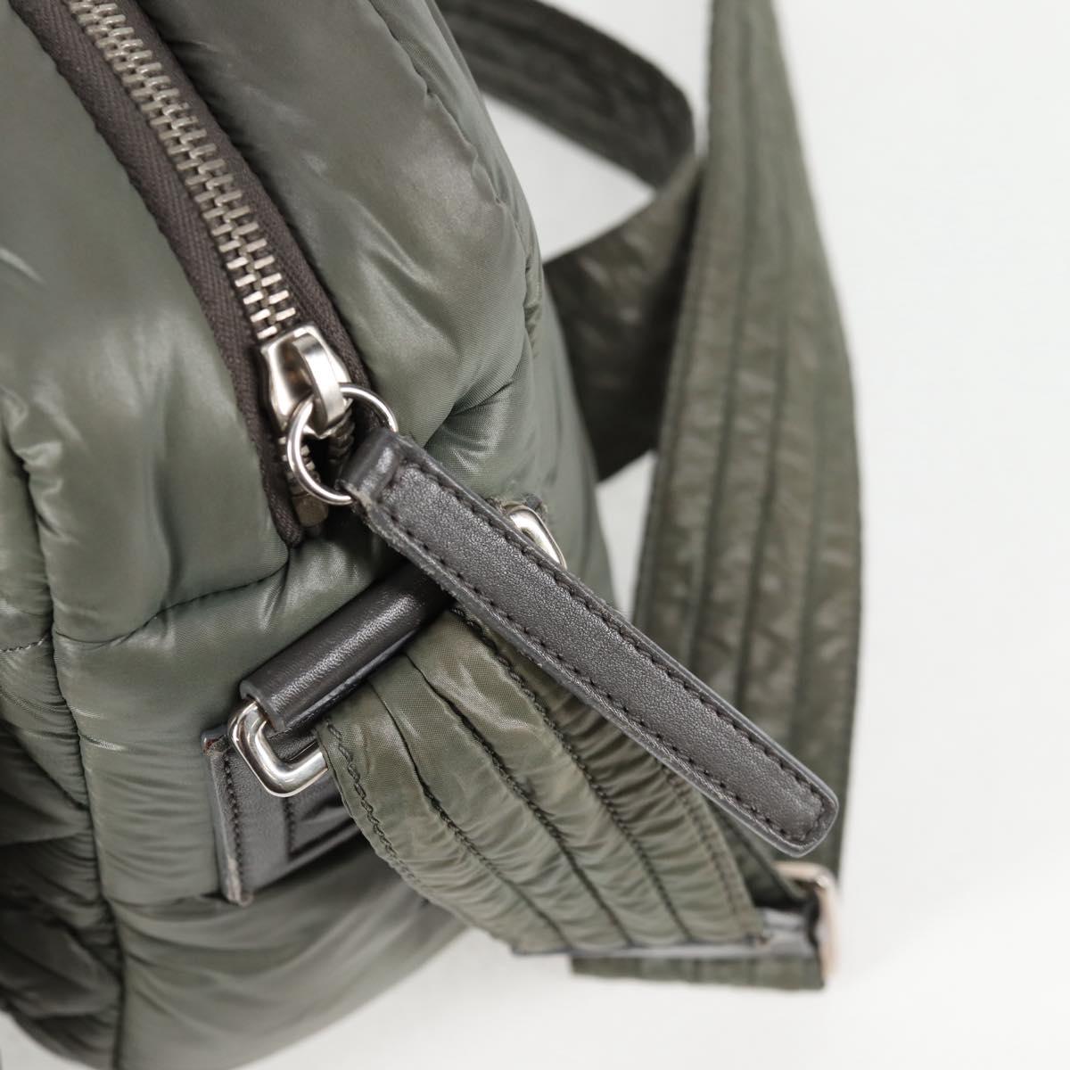 Chanel Coco Cocoon, Khaki, NYLON, shoulder