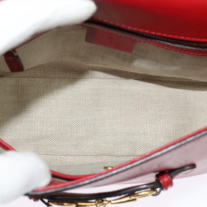 Gucci Lady Web, Red, Leather, shoulder