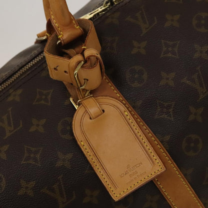 Louis Vuitton Keepall 60, Brown, Canvas, travel