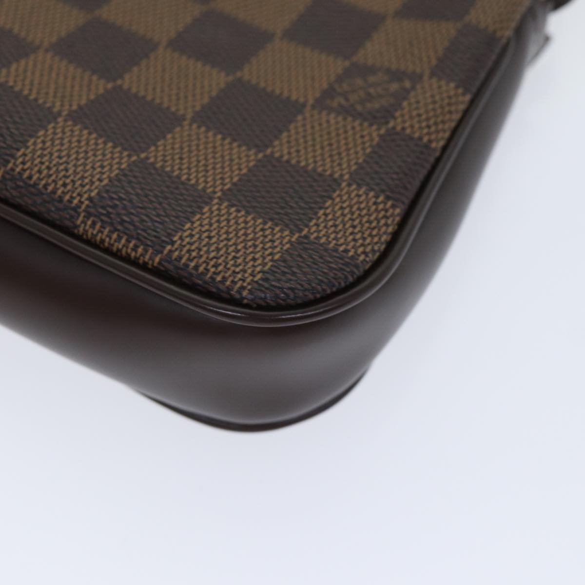 Louis Vuitton Pochette Accessoire, Brown, Canvas, clutch