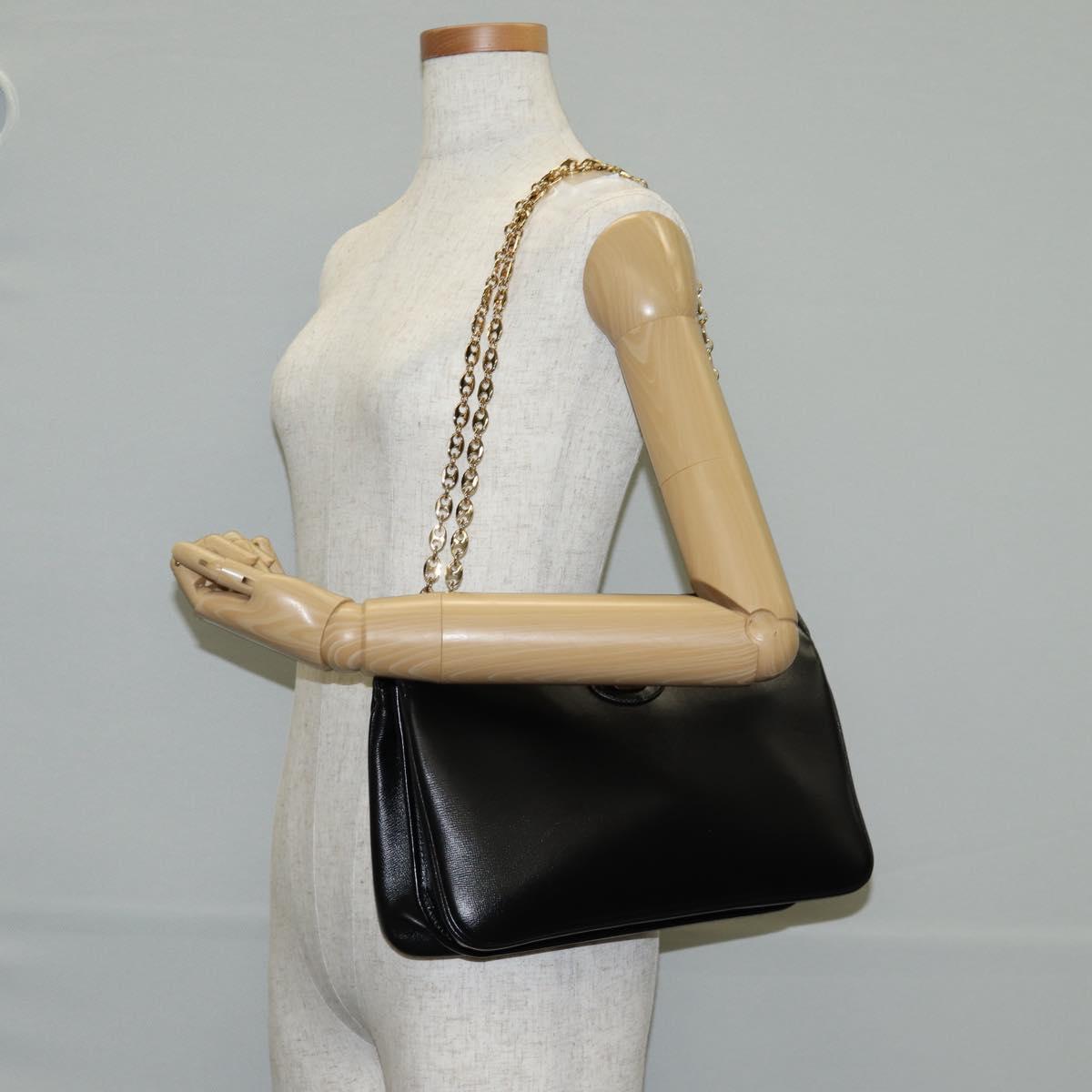 Gucci Marina, Black, Leather, shoulder