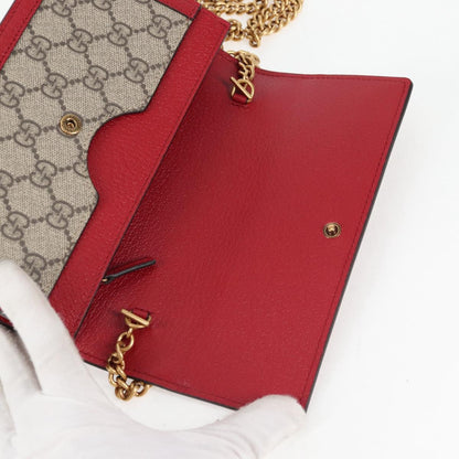 Gucci Queen Margaret, Beige, Canvas, shoulder