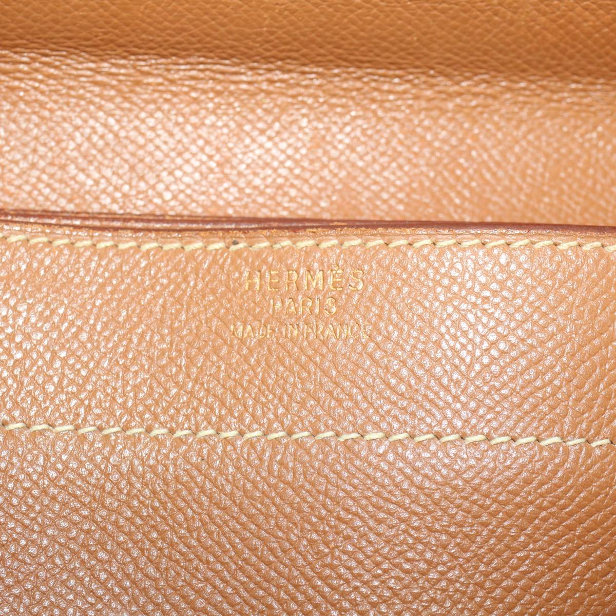 Hermès --, Brown, Leather, briefcase