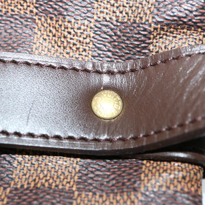 Louis Vuitton Saumur 35, Brown, Canvas, shoulder