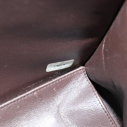 Chanel Coco Mark, Brown, Leather, handbag