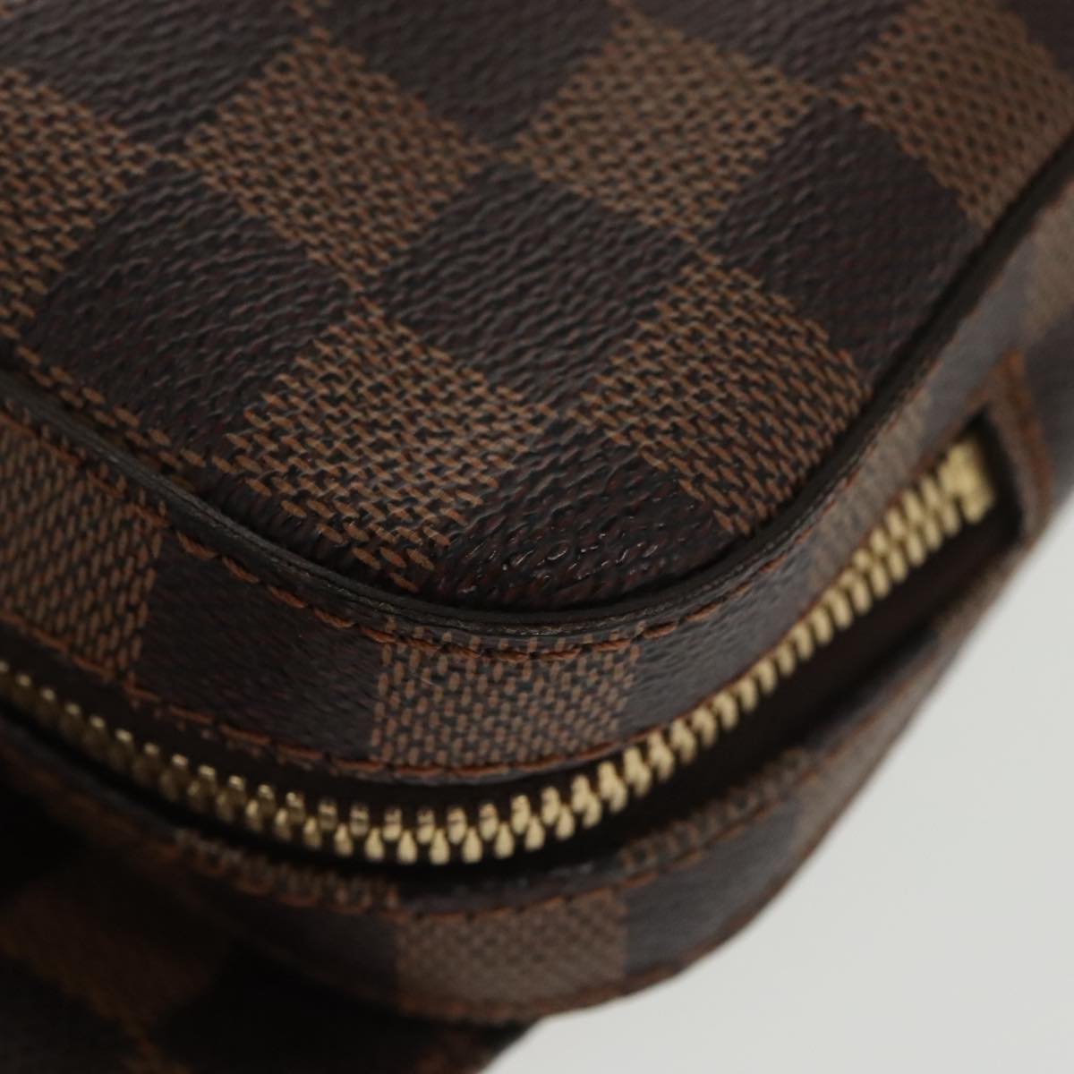 Louis Vuitton Geronimos, Brown, Canvas, shoulder