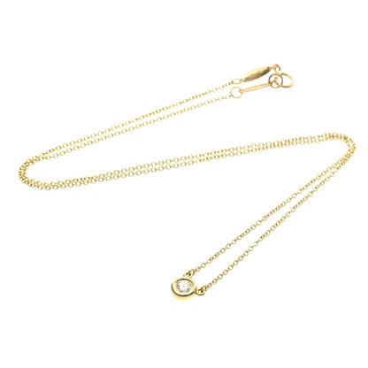 Tiffany & Co. Elsa Peretti Diamonds By The Yard Pendant 18K Rose Gold with Pear-Shaped Diamond, Gold, Pink Gold, Necklace