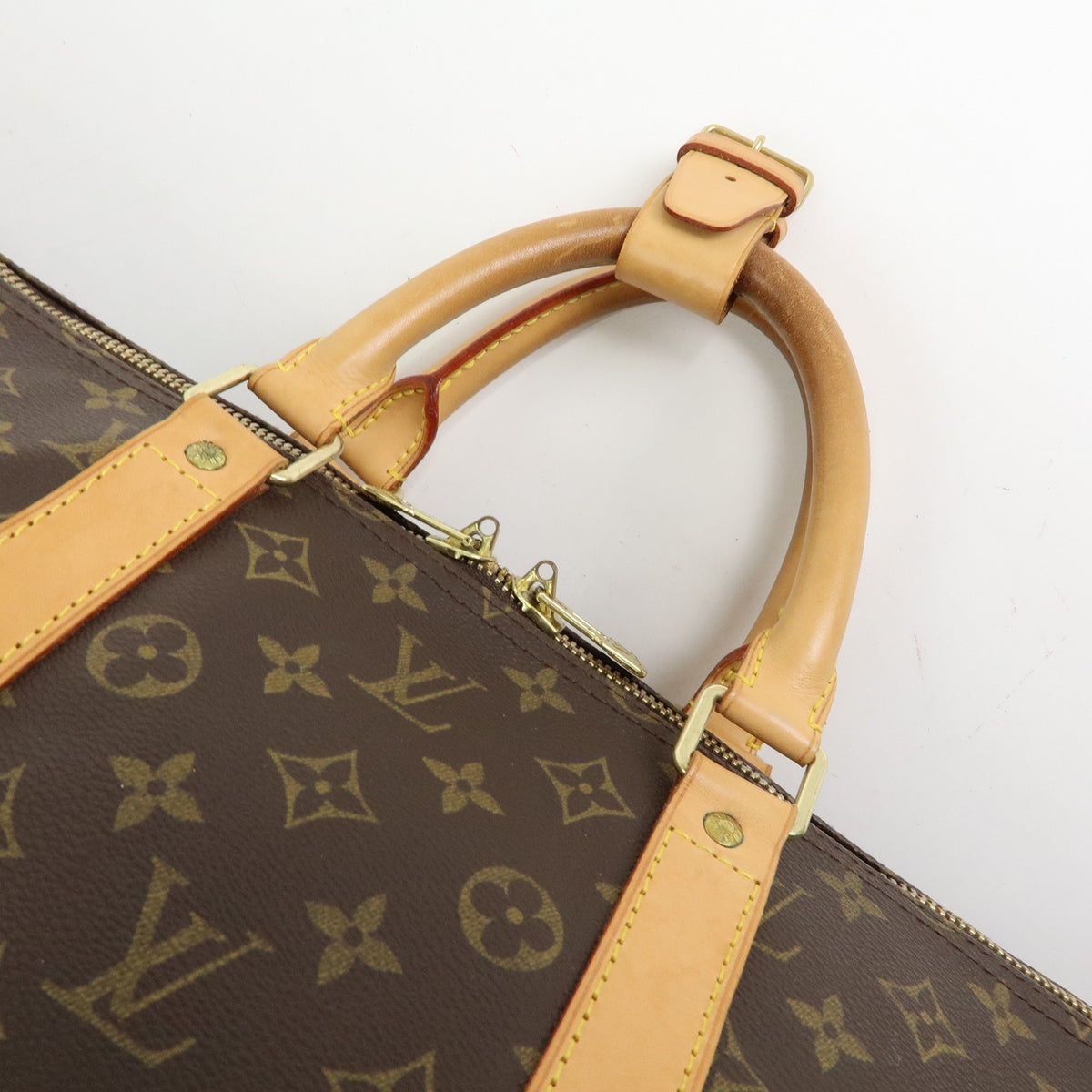 Louis Vuitton Keepall Monogram Canvas, Brown, Canvas, Travel Bag