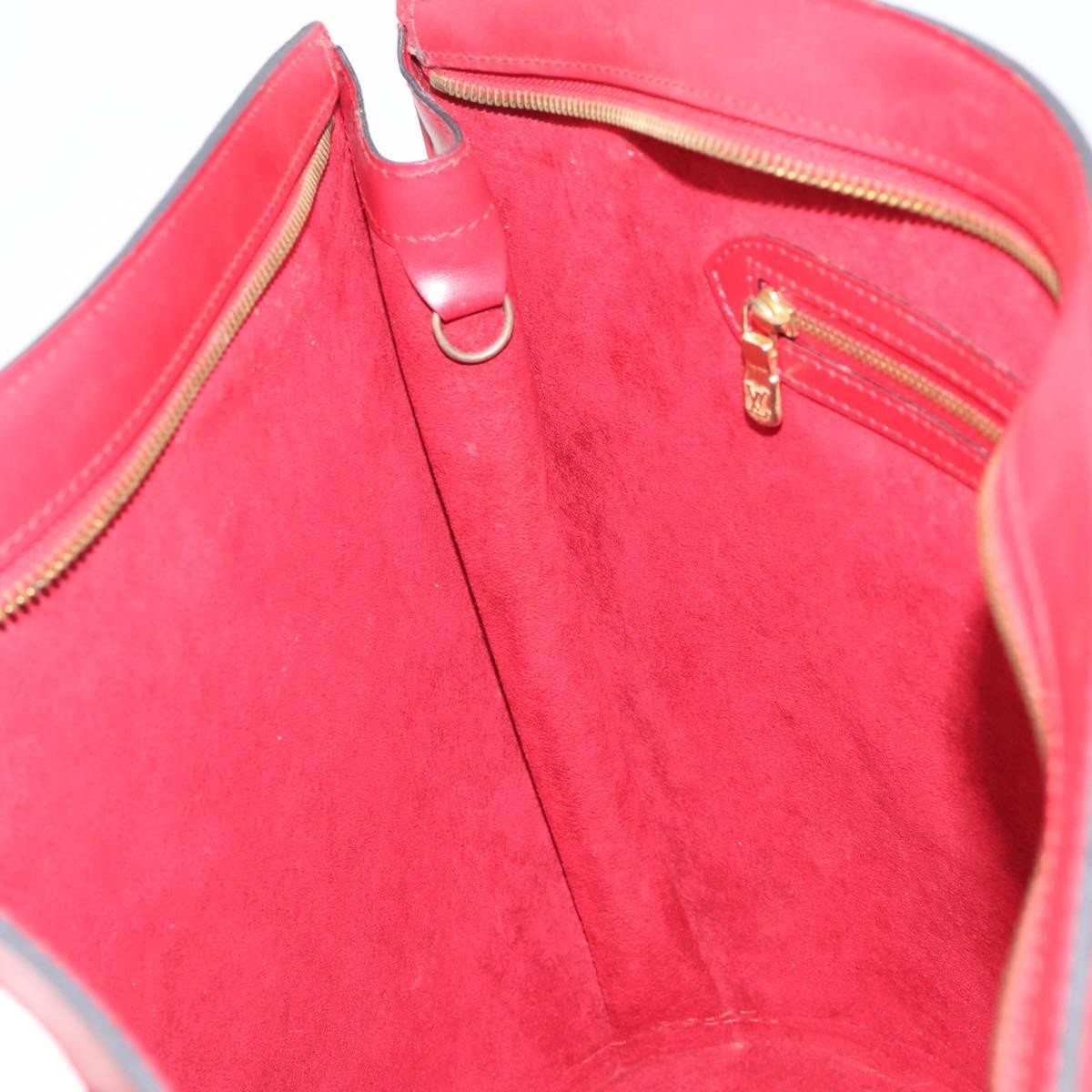 Louis Vuitton Saint Jacques Epi Leather, Red, Leather, Handbag