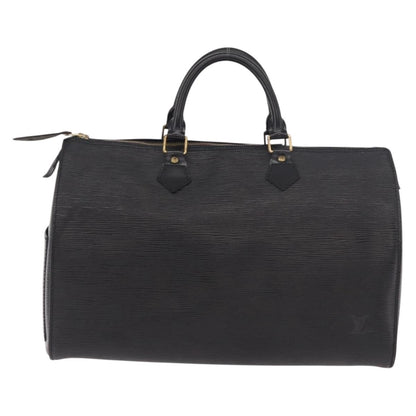 Louis Vuitton Speedy Epi Leather, Black, Leather, Handbag