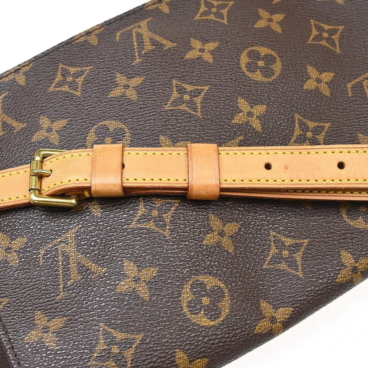 Louis Vuitton Musette Tango Monogram Canvas, Brown, Canvas, Shoulder Bag