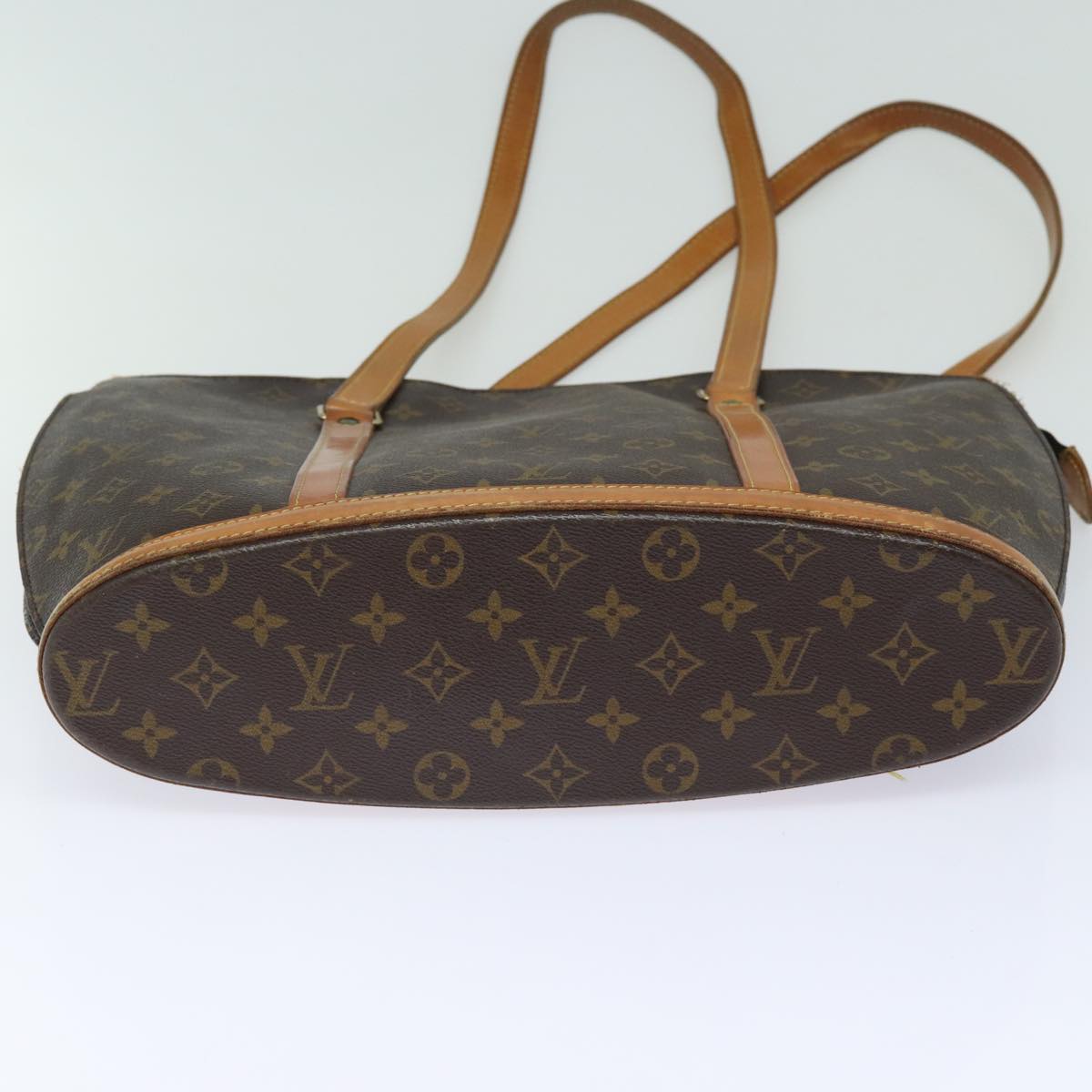 Louis Vuitton Babylone, Brown, Canvas, tote