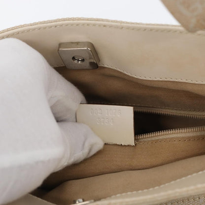 Gucci Double Pocket Tote GG Canvas and leather, Ecru, Canvas, Handbag