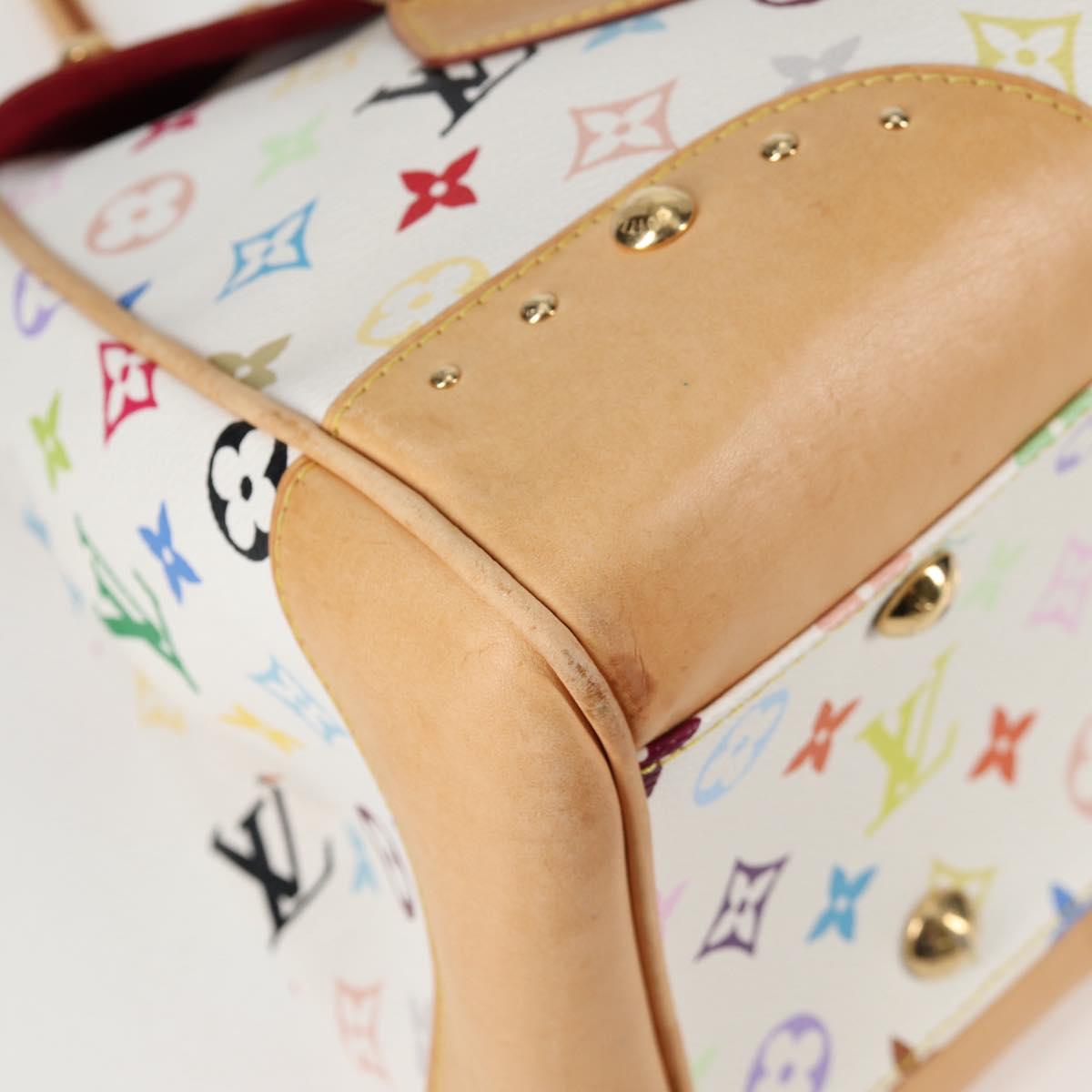 Louis Vuitton Beverly, White, Canvas, handbag
